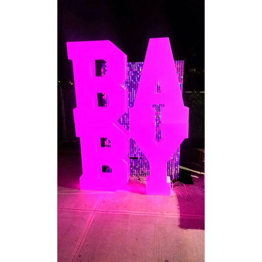 Marquee BABY Letters